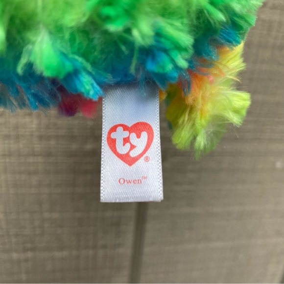 Ty Rainbow and Black Plush Owl Toy Set - Picture 8 of 16